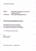 Cover: Ordnungswidrigkeitenrecht - Bernhardt, Horst