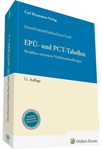 Enlarge image Cover: EPÜ- und PCT-Tabellen - Carl Heymanns Verlag