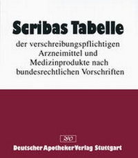 Abbildung von: Scribas Tabelle - Deutscher Apotheker Verlag