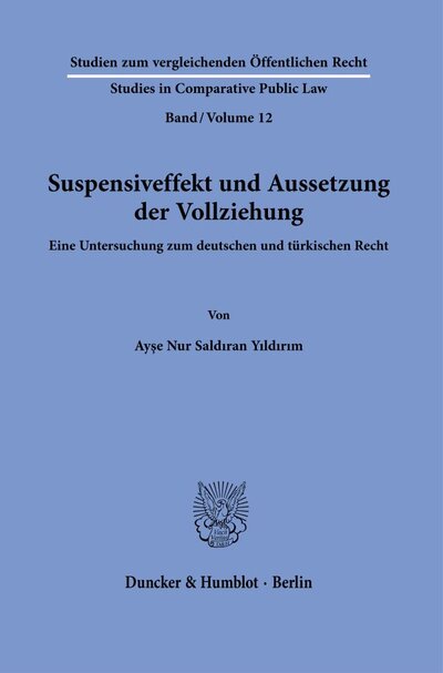 Suspensiveffekt Und Aussetzung Der Voll… - Saldiran Yildirim ...