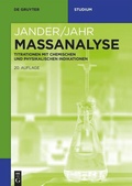 Cover: Ma&szlig;analyse - De Gruyter