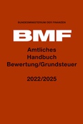 Cover: Amtliches Handbuch Bewertung/Grundsteuer 2022/2025 - Boorberg