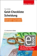 Cover: Geld-Checkliste Scheidung - Walhalla