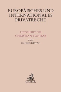 Abbildung von: Europäisches und internationales Privatrecht - C.H.BECK