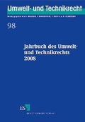 Abbildung von: Jahrbuch des Umwelt- und Technikrechts 2008 - Erich Schmidt Verlag