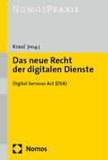 Cover: Das neue Recht der digitalen Dienste - Nomos