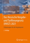 Cover: Das Hessische Vergabe- und Tariftreuegesetz (HVGT) 2021 - Springer Vieweg