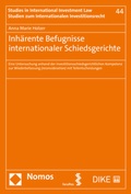 Cover: Inh&auml;rente Befugnisse internationaler Schiedsgerichte - Nomos