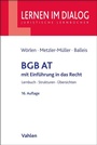 Cover: BGB AT - Vahlen