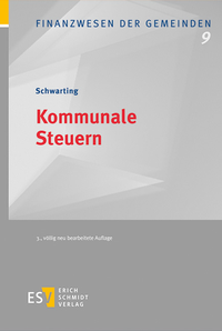 Abbildung von: Kommunale Steuern - Erich Schmidt Verlag