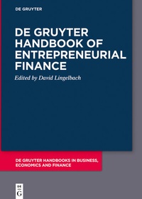 Abbildung von: De Gruyter Handbook of Entrepreneurial Finance - De Gruyter
