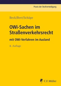 Enlarge image Cover: OWi-Sachen im Straßenverkehrsrecht - C.F. Müller
