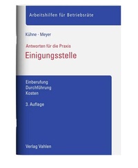 Enlarge image Cover: Einigungsstelle - Vahlen