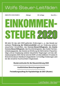 Abbildung von: Einkommensteuer für 2020 - Leitfaden