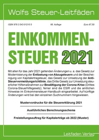 Abbildung von: Einkommensteuer für 2021 - Leitfaden