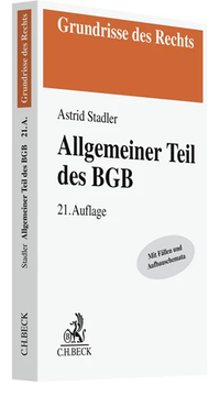 Bild: Allgemeiner Teil des BGB - C.H.BECK