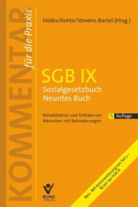 Abbildung von: SGB IX - Sozialgesetzbuch Neuntes Buch - Bund-Verlag