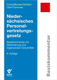 Bild vergrößern Bild: Niedersächsisches Personalvertretungsgesetz - Bund-Verlag