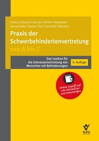 Abbildung von: Praxis der Schwerbehindertenvertretung von A bis Z - Bund-Verlag