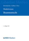 Cover: MODULWISSEN Beamtenrecht - L&uuml;becker Medien Verlag