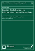 Cover: Russian Contributions to International Humanitarian Law - Nomos