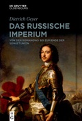 Cover: Das russische Imperium - De Gruyter Oldenbourg