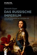 Cover: Das russische Imperium - De Gruyter Oldenbourg