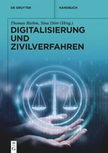 Cover: Digitalisierung und Zivilverfahren - De Gruyter