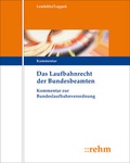 Cover: Das Laufbahnrecht der Bundesbeamten - Grundwerk ohne Fortsetzungsbezug - Rehm