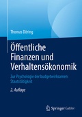 Cover: &Ouml;ffentliche Finanzen und Verhaltens&ouml;konomik - Springer Gabler