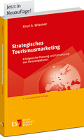 Cover: Strategisches Tourismusmarketing - Erich Schmidt Verlag