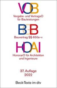 Abbildung von: VOB / BGB / HOAI - dtv