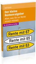 Cover: Der kleine Rentenratgeber - Akademische Arbeitsgemeinschaft Verlagsgesellschaft