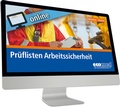 Cover: Pr&uuml;flisten Arbeitssicherheit online - ecomed Storck