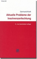 Cover: Aktuelle Probleme der Insolvenzanfechtung