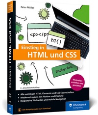 Abbildung von: Einstieg in HTML und CSS - Rheinwerk