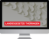 Abbildung von: Landesgesetze Thüringen - Walhalla