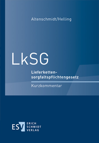 Abbildung von: LkSG - Erich Schmidt Verlag