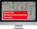 Abbildung von: Recht des öffentlichen Dienstes Sachsen - Walhalla