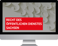 Abbildung von: Recht des öffentlichen Dienstes Sachsen - Walhalla