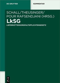 Abbildung von: LkSG - De Gruyter