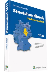 Abbildung von: Staatshandbuch Sachsen-Anhalt 2022 - Carl Heymanns Verlag