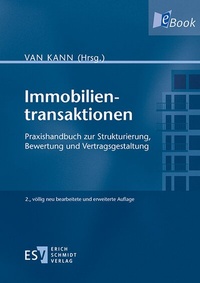 Abbildung von: Immobilientransaktionen - Erich Schmidt Verlag
