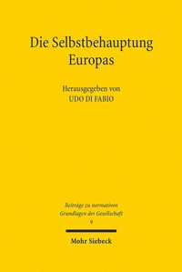 Abbildung von: Die Selbstbehauptung Europas - Mohr Siebeck