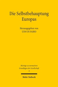 Enlarge image Cover: Die Selbstbehauptung Europas - Mohr Siebeck