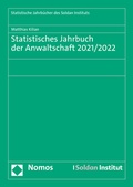 Cover: Statistisches Jahrbuch der Anwaltschaft 2021/2022 - Nomos