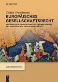 Cover: Europ&auml;isches Gesellschaftsrecht - De Gruyter