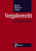 Cover: Vergaberecht - Otto Schmidt Verlag
