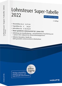 Abbildung von: Lohnsteuer Super-Tabelle 2022 - Haufe-Lexware