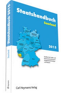 Abbildung von: Staatshandbuch Saarland 2015 - Carl Heymanns Verlag